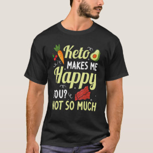 Keto Diet Ideas Men Women Ketones Bacon Healthy T-Shirt