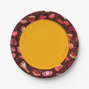 keto diet paper plate
