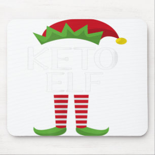 Keto Elf Family Matching Group Christmas Party Paj Mouse Mat