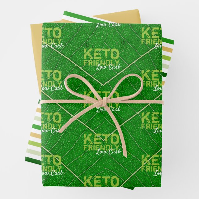 Keto Friendly Low Carb Wrapping Paper Sheet (In situ)