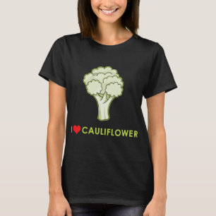Keto Gift Shirt I Love Cauliflower Healthy Eating 