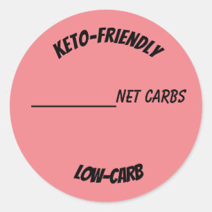 Keto Low Carb friendly label home bakery baker