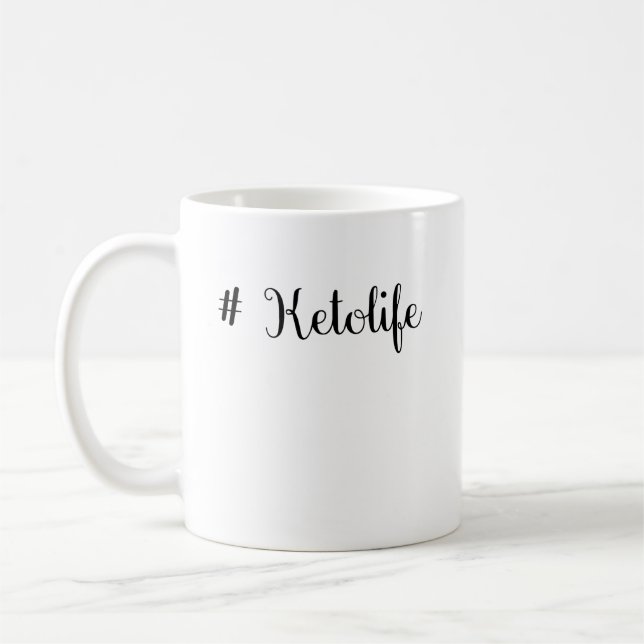 Ketolife, Ketogenic Diet, Ketones, Funny ketones Coffee Mug (Left)
