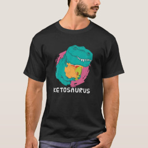 Ketosaurus Dinosaur Funny Keto Diet Gift Ketosis K T-Shirt