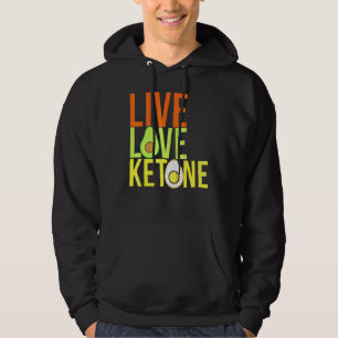 Ketosis Ketone Avocado Egg Keto Lifestyle Hoodie
