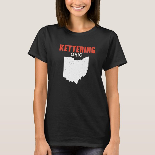 KETTERING Ohio USA State America Travel Ohioan   T-Shirt (Front)