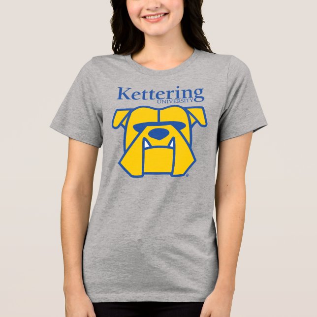 Kettering University Bulldogs Tri-Blend Shirt (Front)