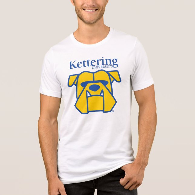 Kettering University Bulldogs Tri-Blend Shirt (Front)