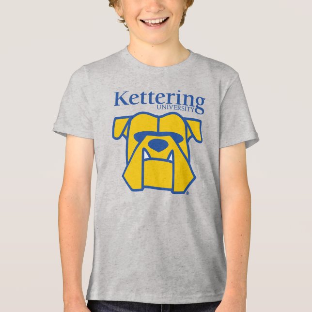 Kettering University Bulldogs Tri-Blend Shirt (Front)