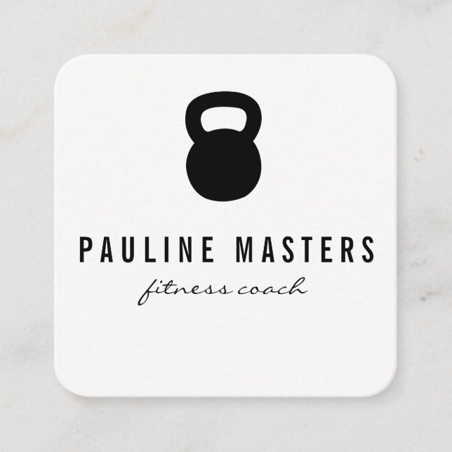 Kettle Bell Fitness Coach Loyalty Cards (Front)