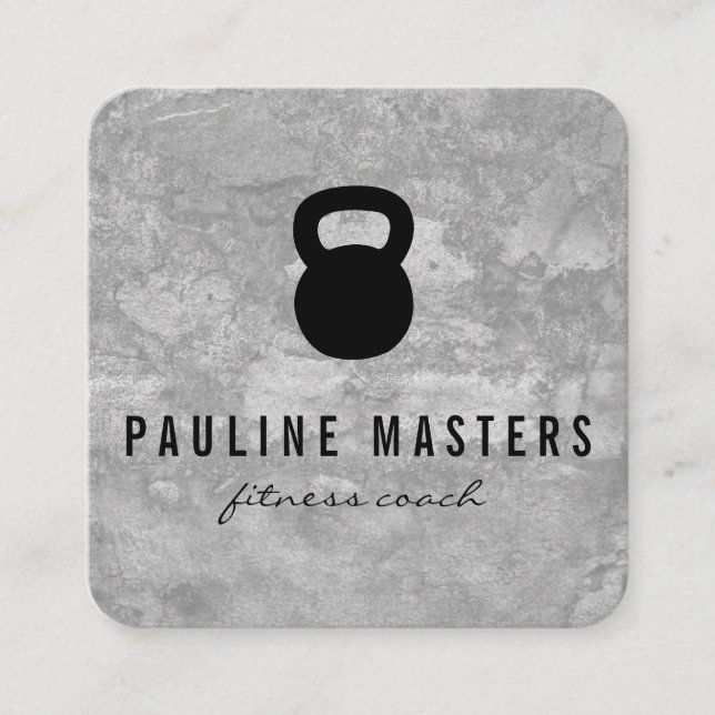 Kettle Bell Grunge Loyalty Cards (Front)