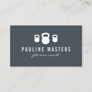 Kettle Bells Fitness Coach Appointment Card