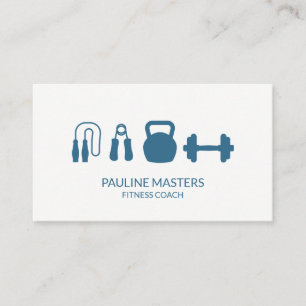 Kettle Bells Sprinter Fitness Coach Appointment Card