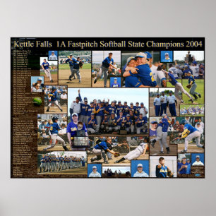 Kettle Falls 1A Fastpitch State Champions Poster