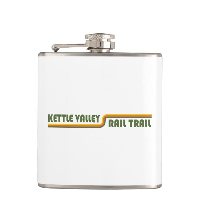Kettle Valley Rail Trail British Columbia Hip Flask (Front)