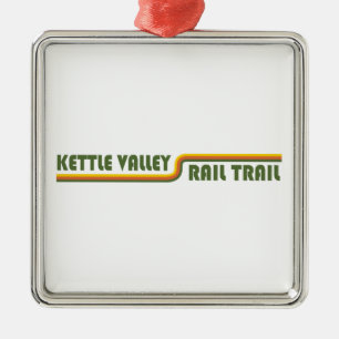 Kettle Valley Rail Trail British Columbia Metal Tree Decoration