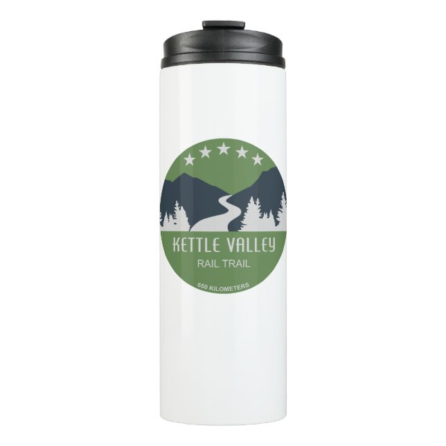 Kettle Valley Rail Trail British Columbia Thermal Tumbler (Front)