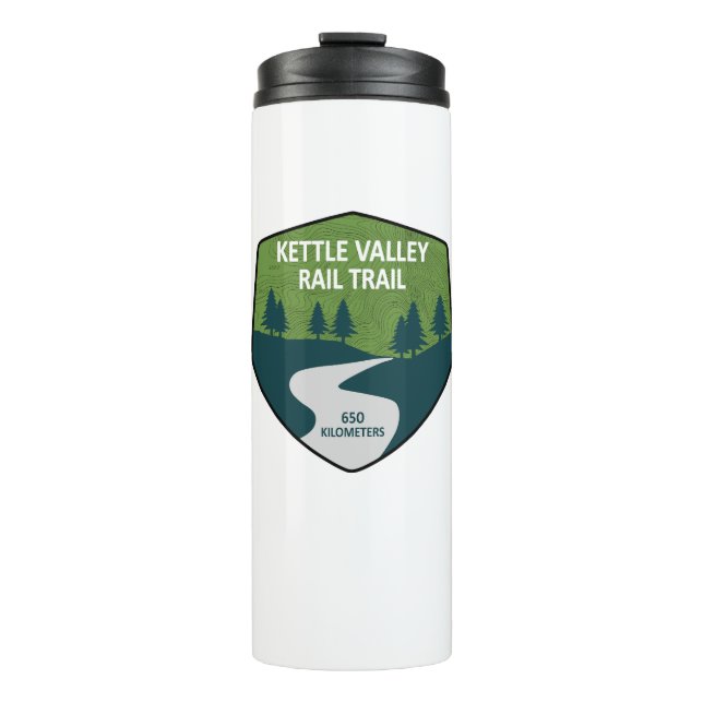 Kettle Valley Rail Trail British Columbia Thermal Tumbler (Front)
