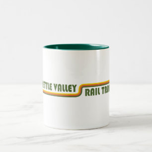 Kettle Valley Rail Trail British Columbia Two-Tone Coffee Mug