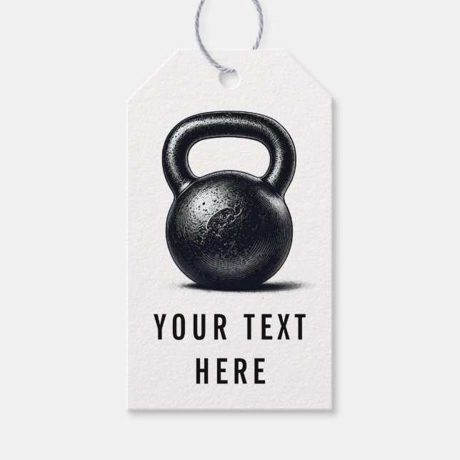Kettlebell Fitness Personal Training  Gift Tags (Front)