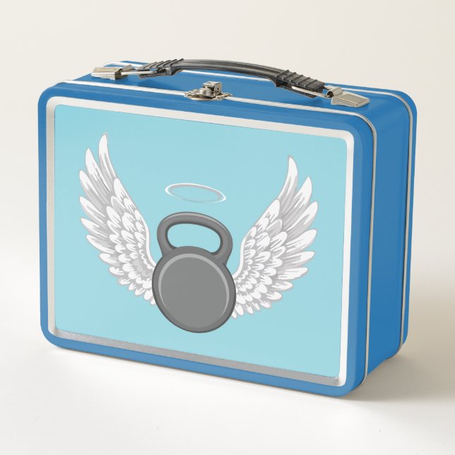 Kettlebell Heaven Metal Lunch Box (Front)