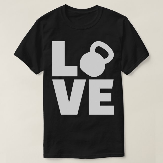 Kettlebell Love T-Shirt (Design Front)