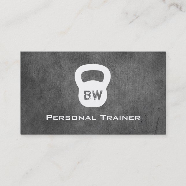 Kettlebell Personal Trainer Business Card (Front)