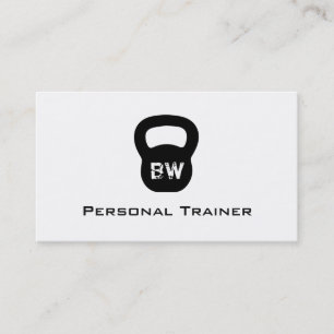 Kettlebell Personal Trainer Business Card
