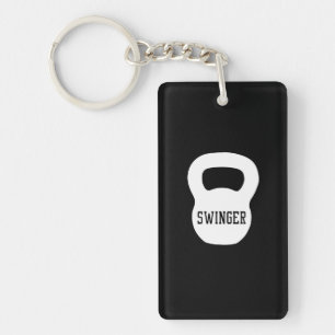 Kettlebell Swinger Key Ring