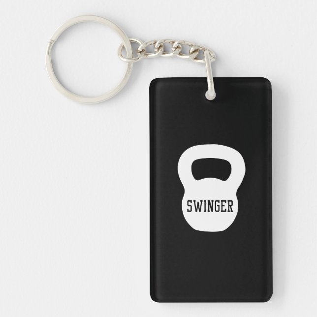 Kettlebell Swinger Key Ring (Front)
