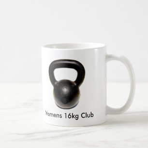 Kettlebell, Womens 16kg Club Coffee Mug