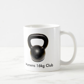 Kettlebell, Womens 16kg Club Coffee Mug