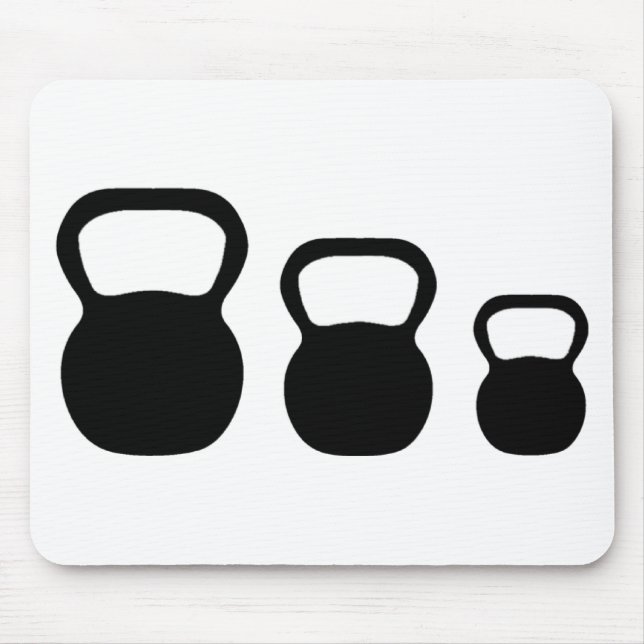 Kettlebells Mouse Mat (Front)