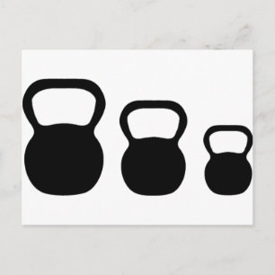 Kettlebells Postcard