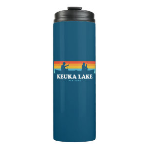 Keuka Lake New York Canoe Thermal Tumbler