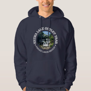 Keuka Lake Outlet Trail (cycling c) Hoodie