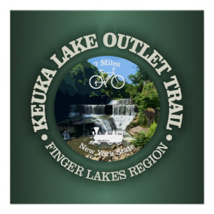 Keuka Lake Outlet Trail (cycling c) Poster