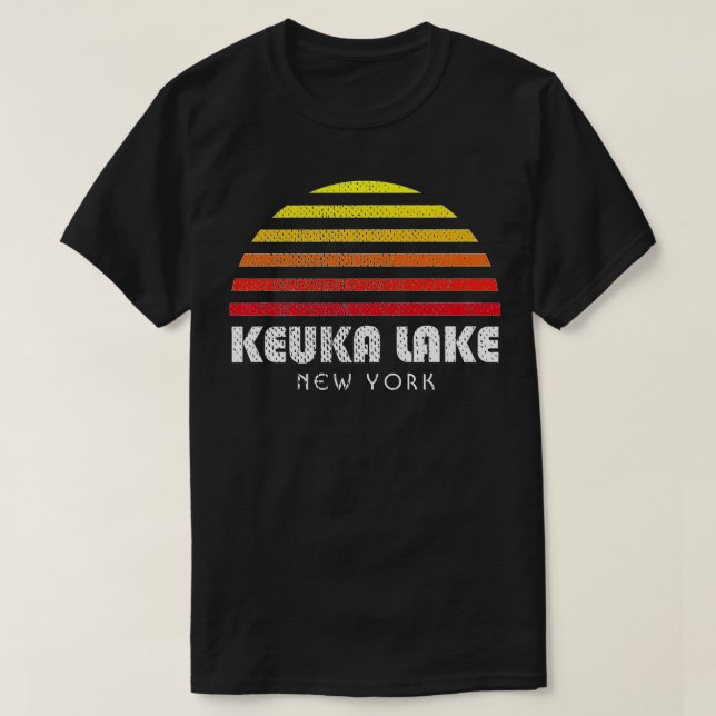 Keuka Lake   Sunset New York Keuka Lake  T-Shirt (Design Front)