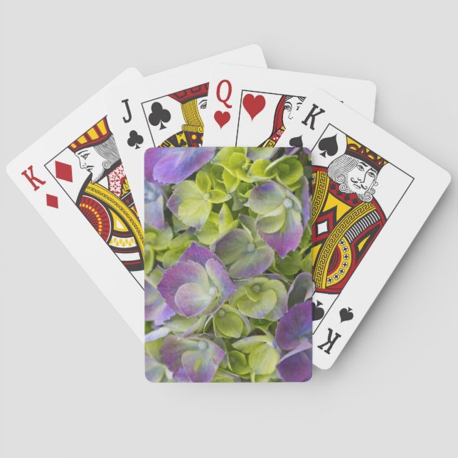 Keukenhof Garden Hydrangea Playing Cards (Back)