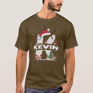Kevin Christmas w Kevin Name for funny Xmas T-Shirt