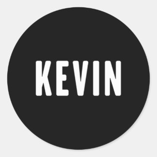 Kevin First Name Kevin Classic Round Sticker