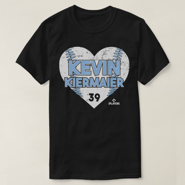 Kevin Kiermaier  Heart Baseball  Apparel  Premium  T-Shirt (Design Front)