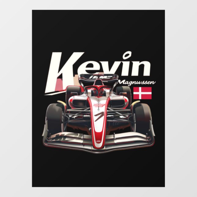 Kevin Magnussen, Formula 1 Driver, KMAG20 Window Cling (Sheet)