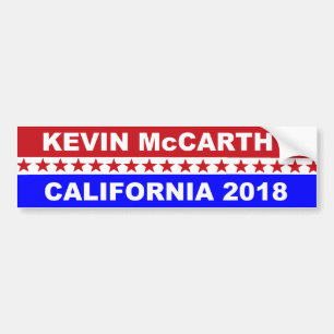 Kevin McCarthy California Congress 2018 Bumper Sticker