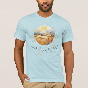 KEVIN peptide, Moon 2 w/ custom text, light T-Shirt