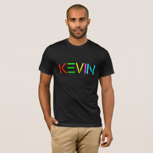 Kevin SPIRIT logo on black T shirt