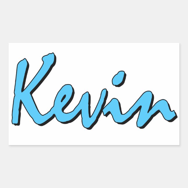 Kevin Sticker Blue (Front)
