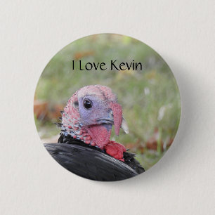 Kevin The Turkey - Old Wethersfield , CT 6 Cm Round Badge