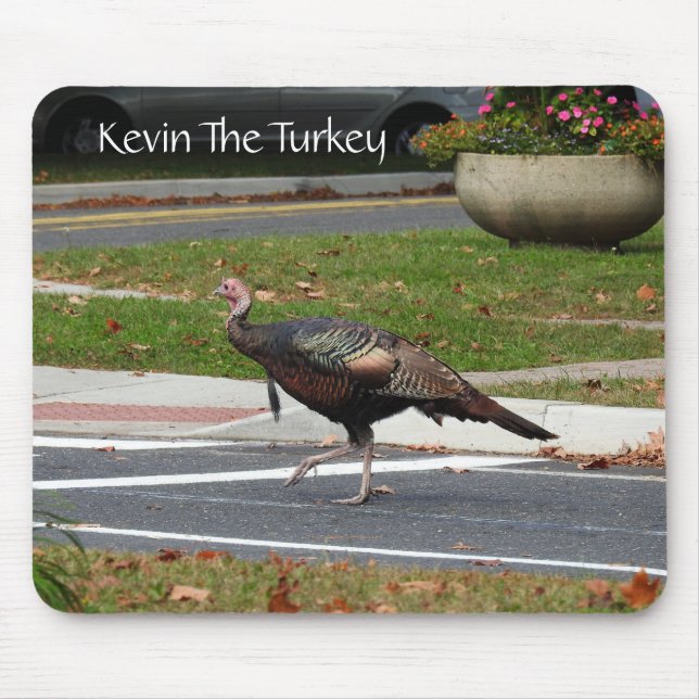 Kevin The Turkey -Old Wethersfield, CT Mouse Mat (Front)