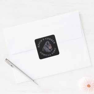 Kevin's Corner GORILLA GANG Square Sticker